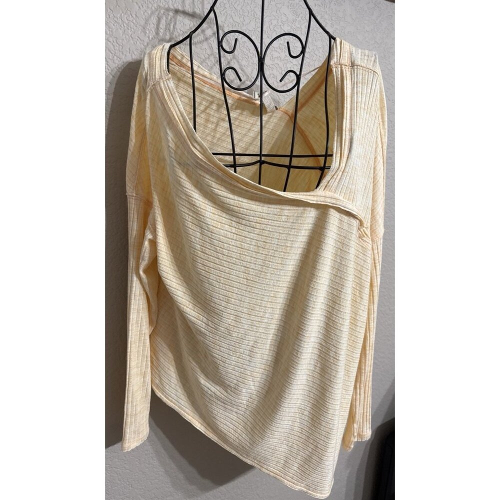 Free People ROSE PINK Cross Neck Tunic Shirt Top XS NWT